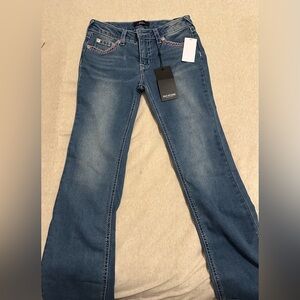 True Religion Girls Classic Blue Boot Cut Jeans